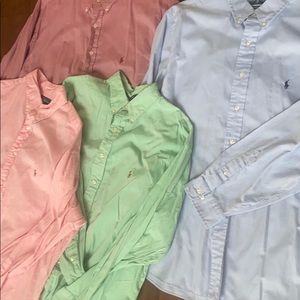 Solid Color Ralph Lauren Oxford Shirts